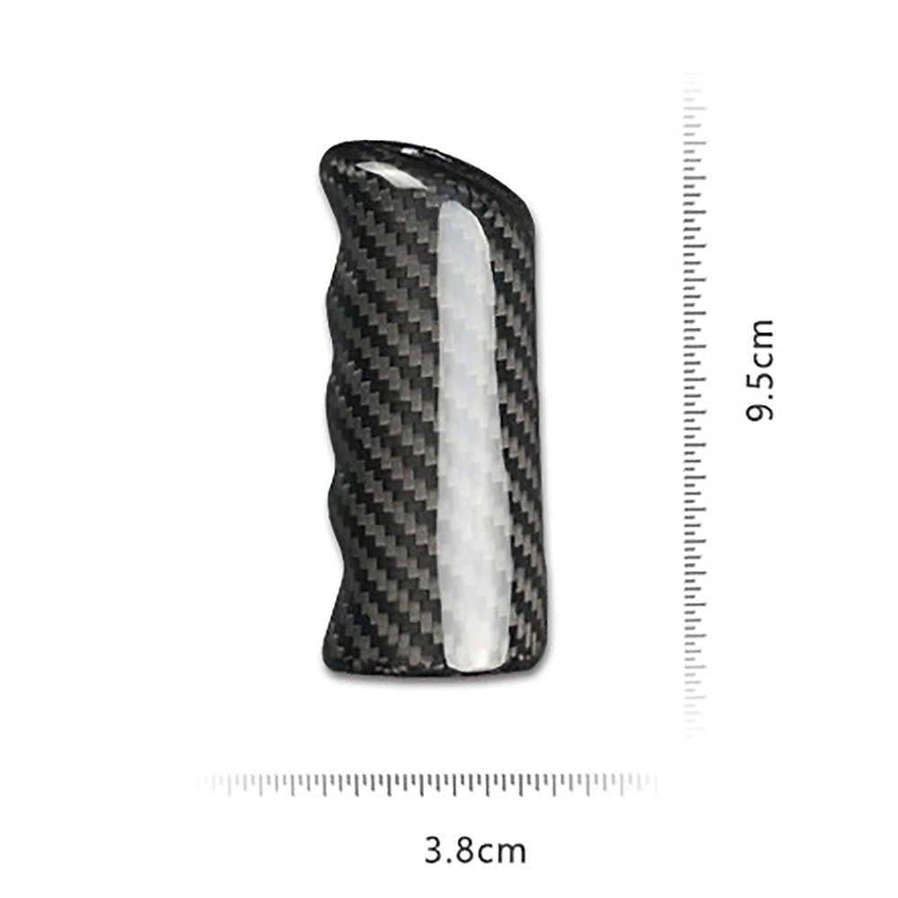 Authentic Car Carbon Fiber Handbrake Cover Grip Handle Lever Brake Handle Cover For Mercedes Benz G Class W463 W464 G500 AMG G63