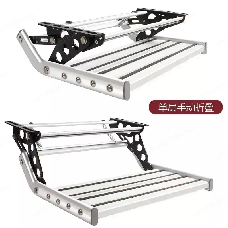 Folding Step Trailer Welcome Aluminum Alloy Manual Shrink Single layer Double layer Foot pedal Electric Pedal