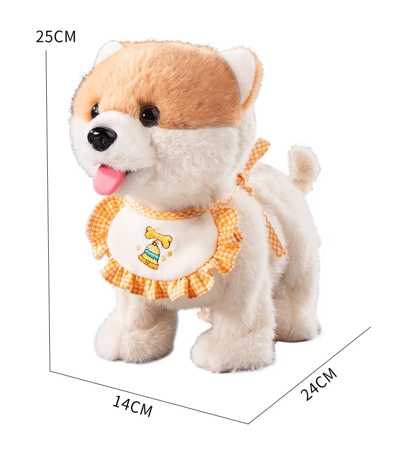 Interactive Robot Dog Toy for Kids Realistic Electronic Pets with Walking Lick Barking Music Best Gift for Boys Girls 3 Years