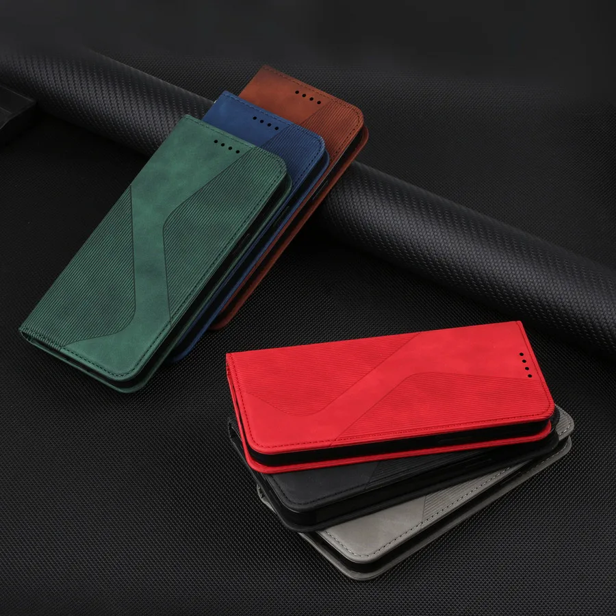 Dla Xiaomi Redmi Note 14 13 12 11 Pro Plus 5G 4G Flip Case Leather Book Etui For Redmi Note 12 Turbo 12S 11S 11T 11E 12 Pro Case