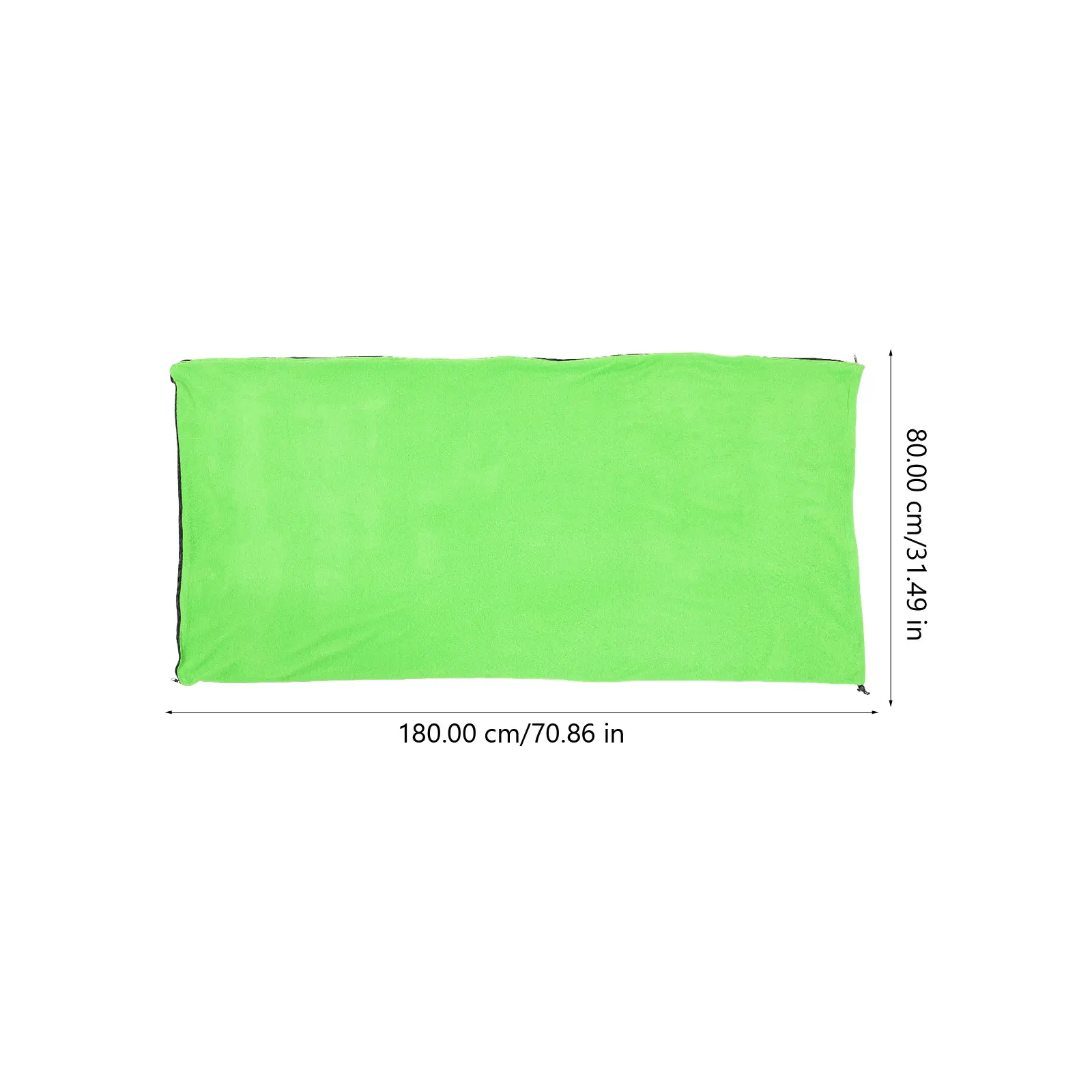 

Lightweight Fleece Sleeping Bag Compact Foldable Windproof Warm for Camping Hiking Trekking Adult Outdoor Green Travel Gear