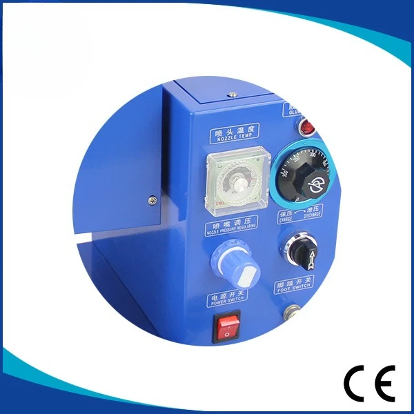 Small mini glasses case gluing machine inner and inner cover gluing machine flannel spraying machine 5