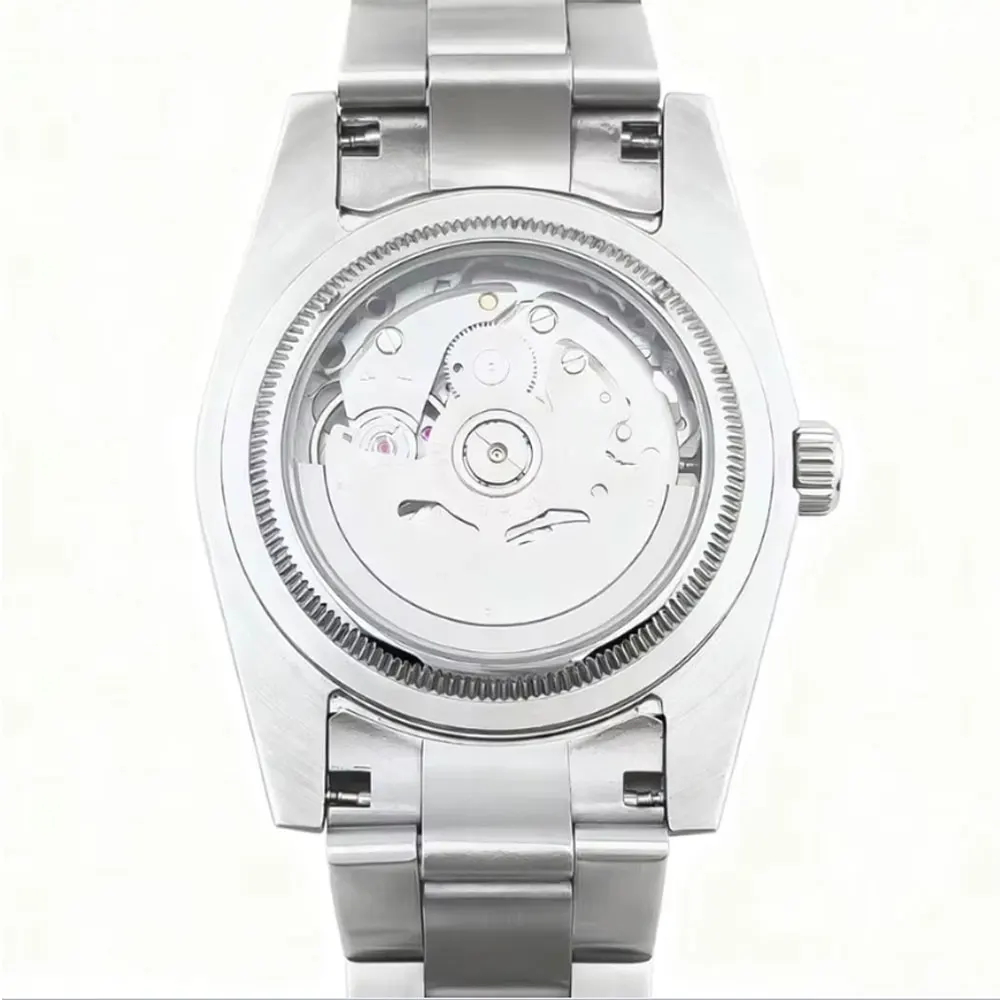 Custom Logo Watch 36mm 39mm Mother of pearl dial NH35 Mechanical Watches for Men Sapphire 100M Waterproof Luminous Relogio view 2