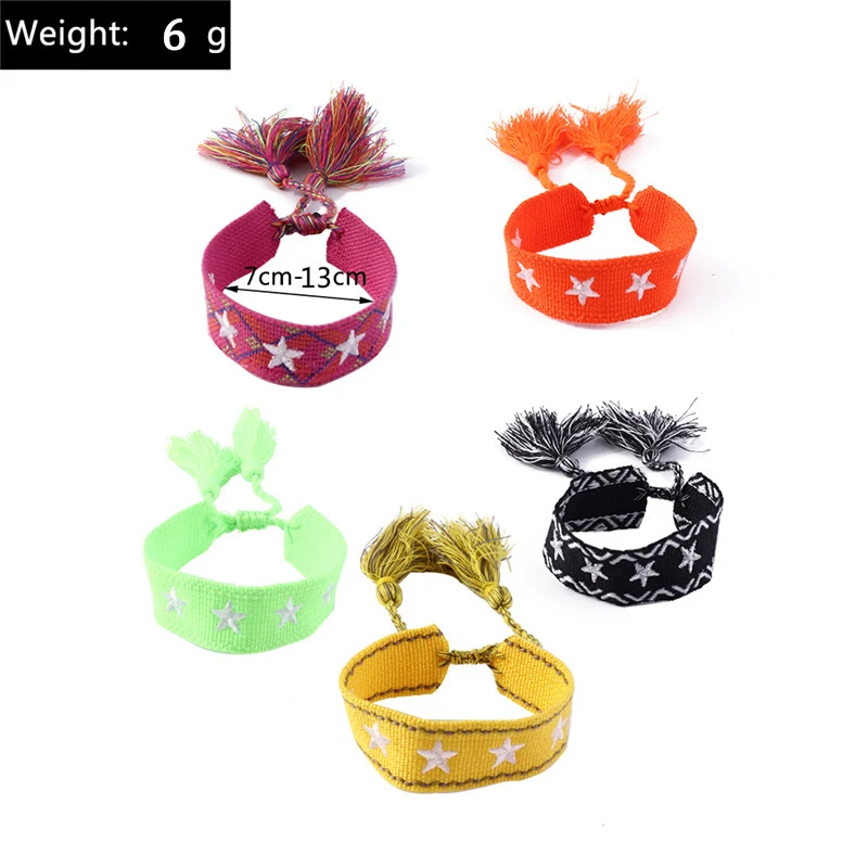 Aihua Heißer Verkauf Boho Bunte Handarbeit Gewebt Seil String Gestrickte Armband Armreifen Unisex Freundschaft Kinder Glück Schmuck Geschenke – Detail 26