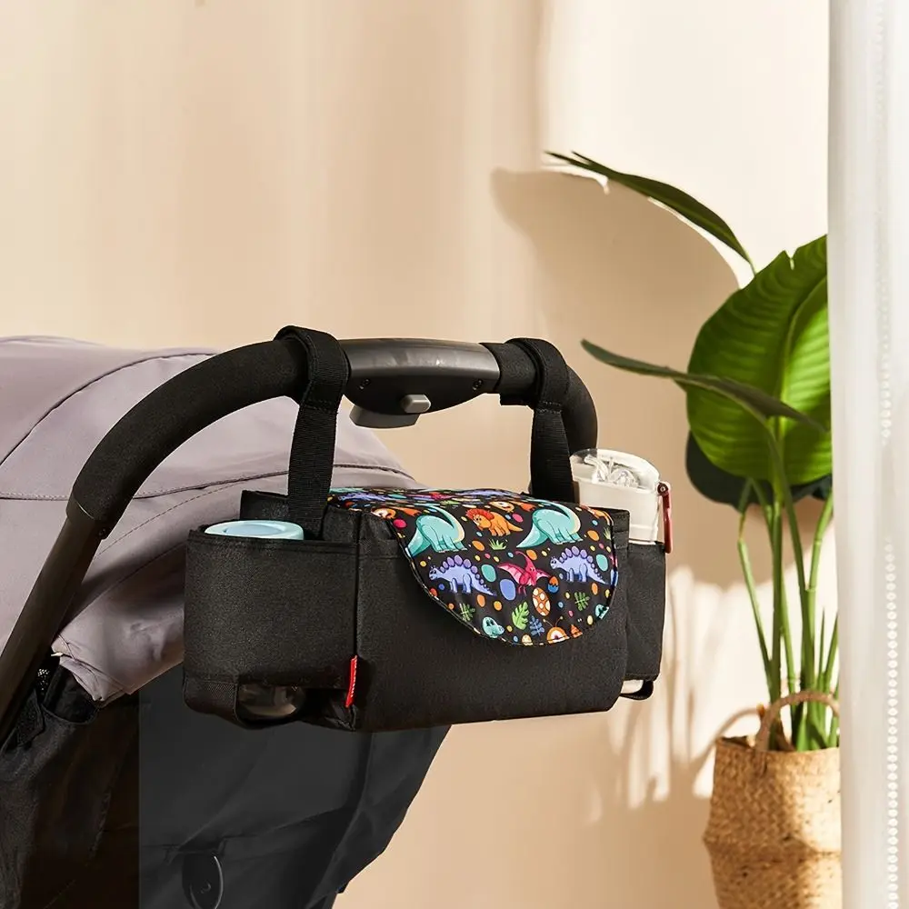 

Multifunctional Stroller Organizer Bag Bottle Holder Mommy Bag Stroller Hanging Bag Diaper Bag Large Capacity Pram Storage Bag