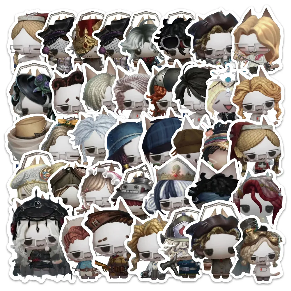 10/60PCS Inoue toro 귀여운 스티커 게임 정체성 V 스타일 크리 에이 티브 장식 전화 케이스 워터 컵 스크랩북 기타 데칼 어린이 장난감 선물