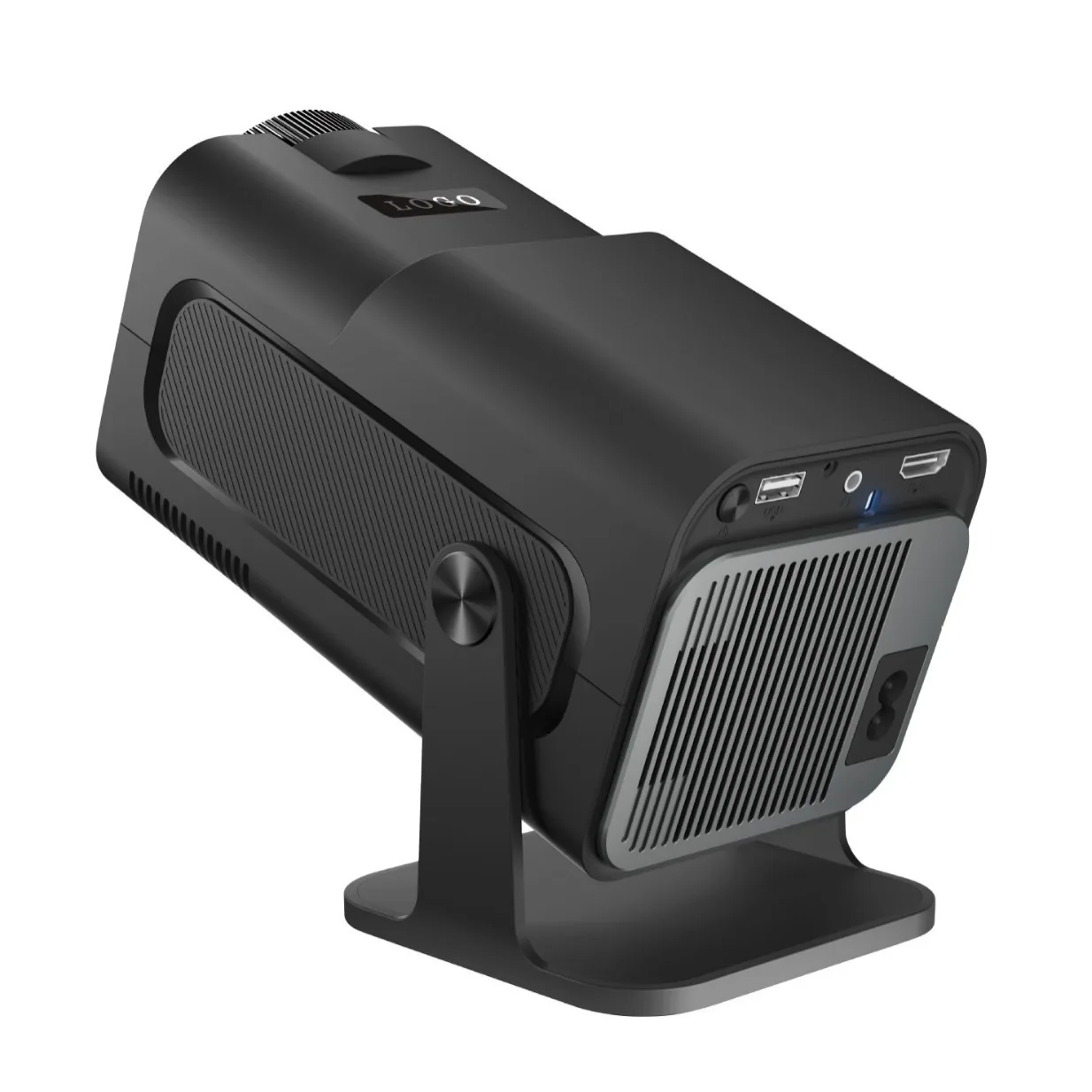New cross-border model, 4K Ultra HD， foreign trade gimbal, portable for living room, smartphone intelligent projector