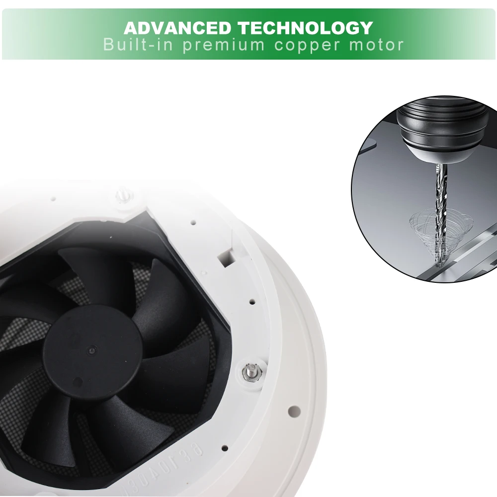 Side Air Outlet Ventilation Exhaust Fans Strong Wind 12V Car Silent Fan For Rv Trailer Caravan Camper Accessories view 5