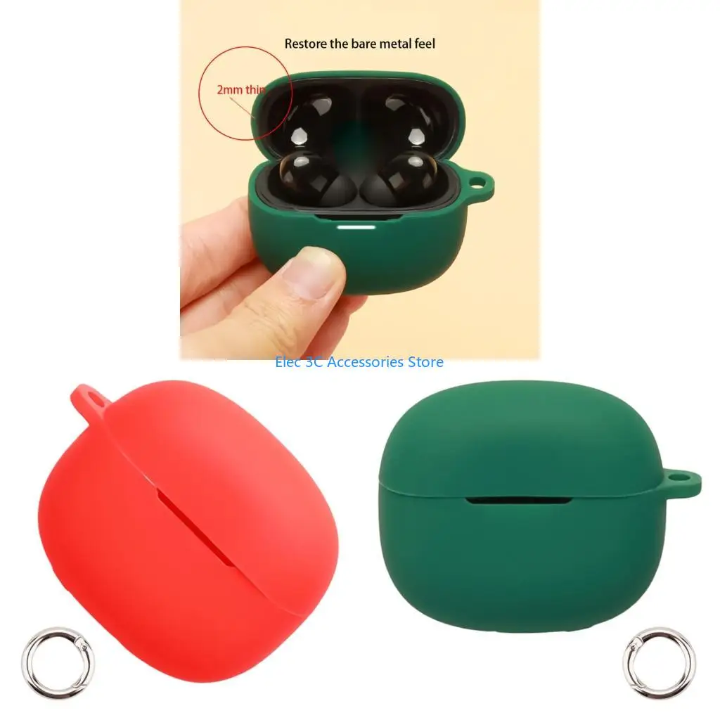 Y51A Scratchproof Case Shockproof Skin Wrap for Headphone Dustproof Enclosure Housing Washable Silicone Sleeve Enhances Grip