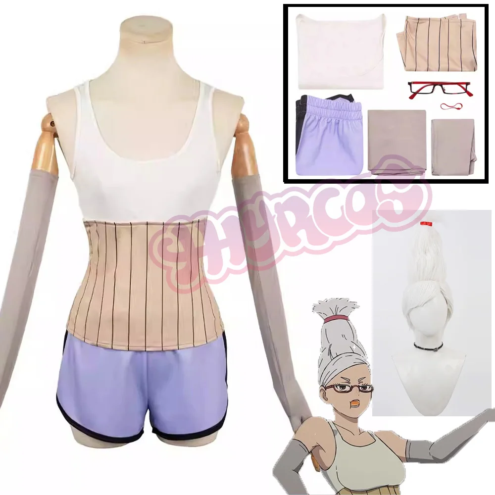 Anime Dandadan Seiko Ayase Seiko Cosplay Costume Wig Santa Dodoria Outfit Grandma Women Roleplay Halloween Party Clothes