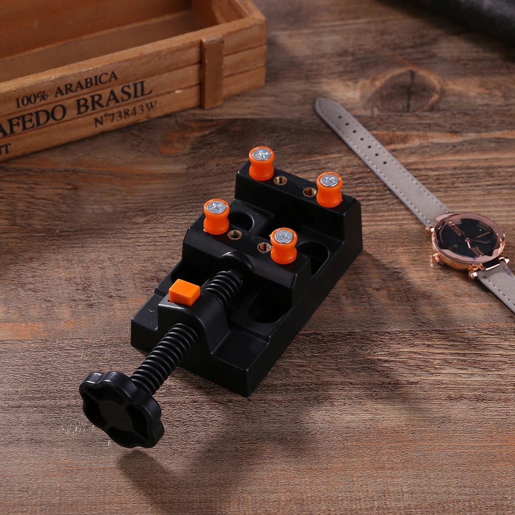 Portable Mini Drill Press Vise Adjustable Mini Vise Clamp with 4 Movable Fixed Heads Accessories DIY Sculpture Craft