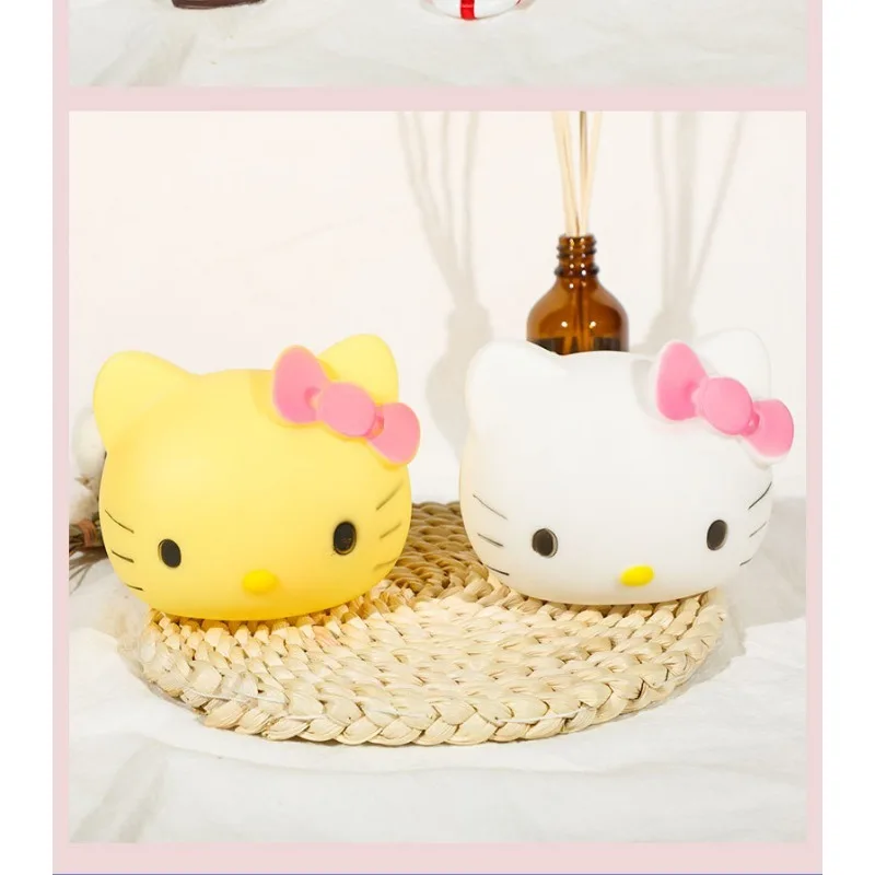 Sanrio niedlichen Kitty Nachtlicht, augen freundliches Umgebungs licht, ist ein Muss zum Schlafen im Schlafzimmer und am Bett Geschenk für Mädchen