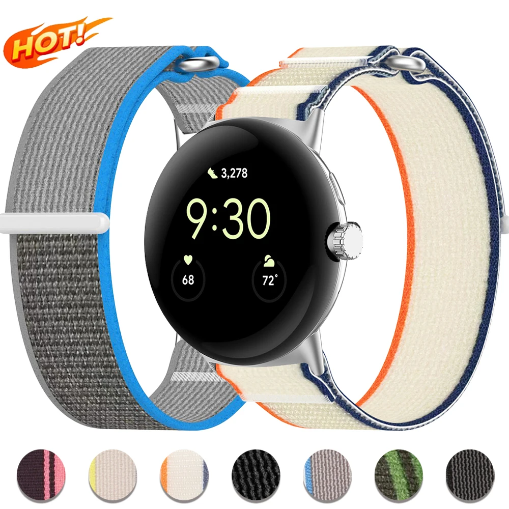 Bracelet Alpine Loop pour Google Pixel Watch 4 3 2 1 41mm 45mm, Bracelet de Sport en Nylon, accessoires pour montre intelligente Pixel