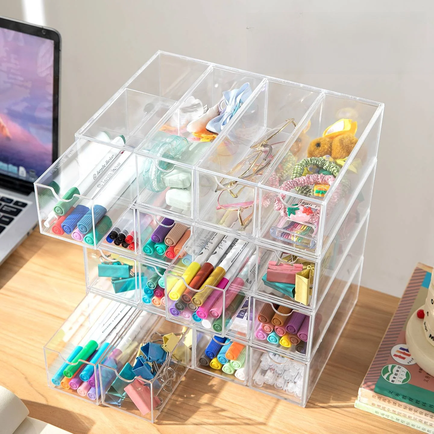 organizer-da-scrivania-multistrato-per-pennarelli-pennelli-penne-da-colorare-porta-nastro-adesivo-con-clip-stile-lussuoso-per-soggiorno