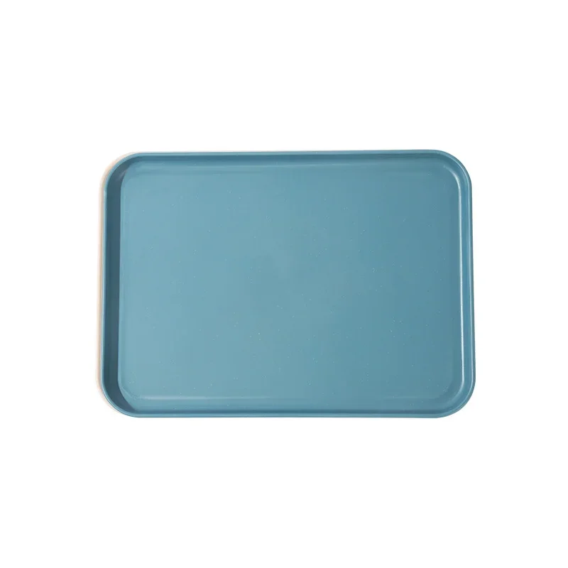 Tray Plastic Food and Beverage Fast Food Serving Rectangular Restaurant Kindergarten Children Puzzle Plate