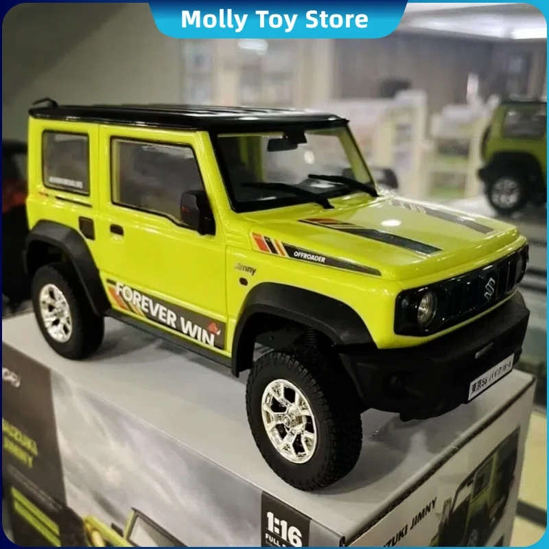 HG4-53 1/16 Suzuki Jimny Rc Car Full-Scale 4WD Off-Road Climbing LED Lights 2.4Ghz Remote Control Car Model Toy For Kids Gifts