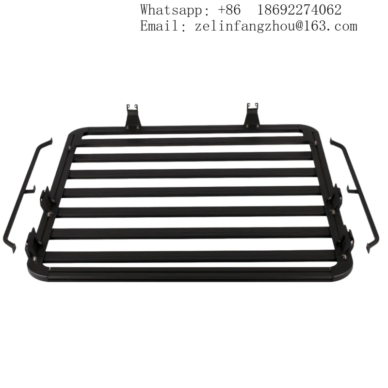 

Новый дизайн от китайского производителя: алюминиевый багажник на крышу для внедорожников, автозапчасти для Jeep Wrangler JK JL JT 2007-2024 годов выпуска.