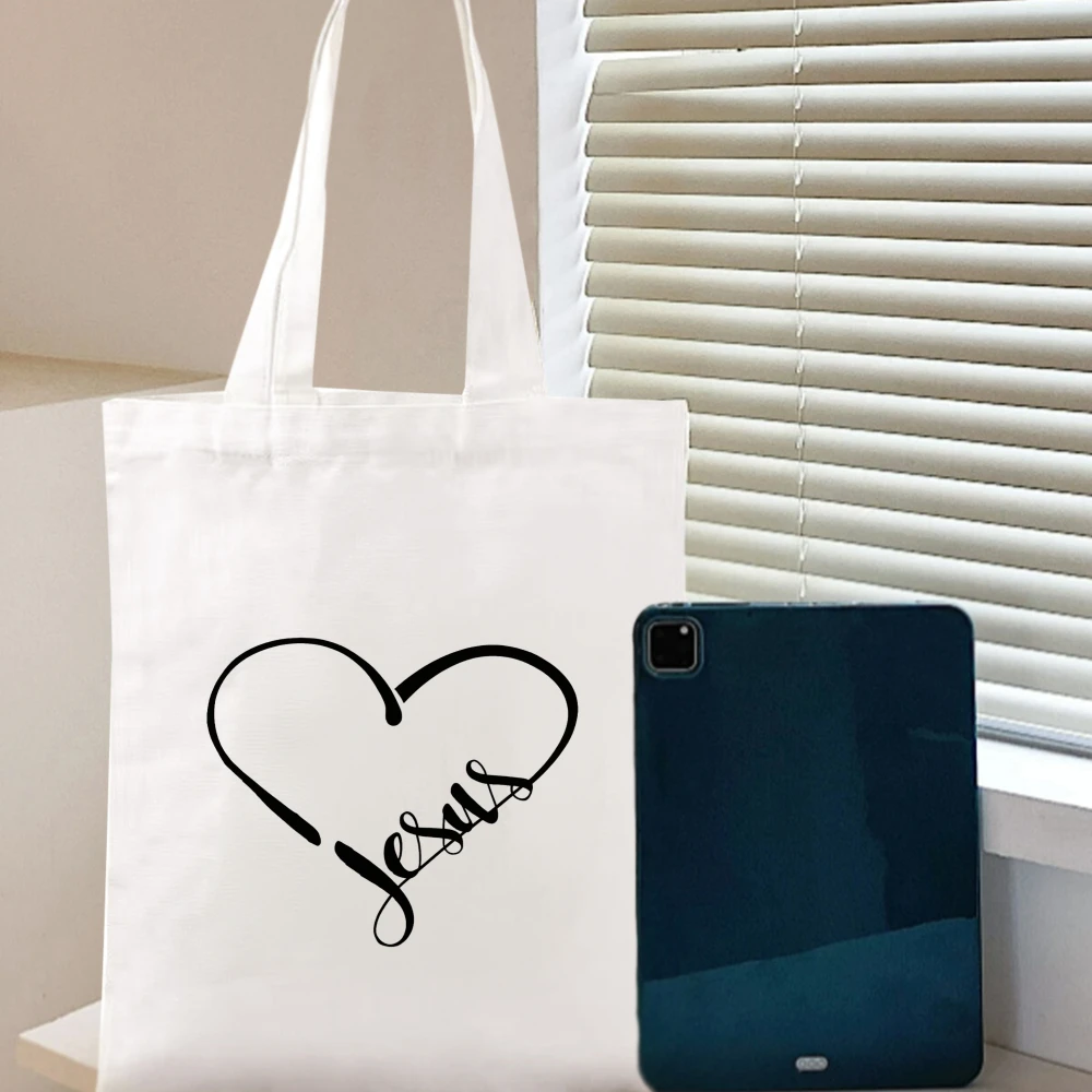 

Minimalist Airplane and Heart Canvas Tote Bag, Wanderlust Travel Shoulder Bag for Adventure Lovers and Airport Trips