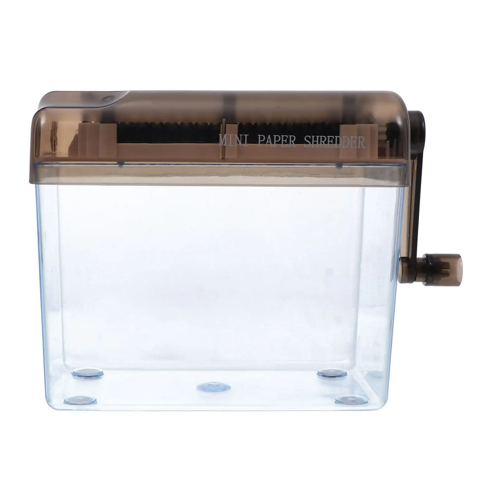 Hand Crank Paper Shredder Compact Lightweight ABS Material Office Use Documents Mini Shredder Manual Tool