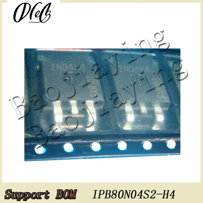 10PCS/Lot IPB80N04S2-H4 MARK 2N04H4 Triode IC Chip For automotive computer board