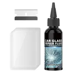 Glass Repair Fluid Chipped Windshield Repair Kit Automotive Windscreen Tool Car Care Kit Glass Repair Fluid For Most Vehicles