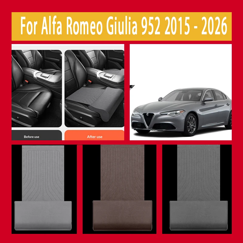 

For Alfa Romeo Giulia 952 2015 - 2026 Car Seat Leg Support Extension Mat support pad Seat extension leg pad