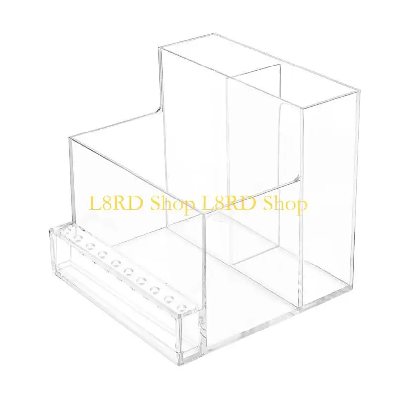 L8RD Drill Grinding Bit Holder Box Professional Art Polishing Grinding Drill Bit Holder Display Storage Box