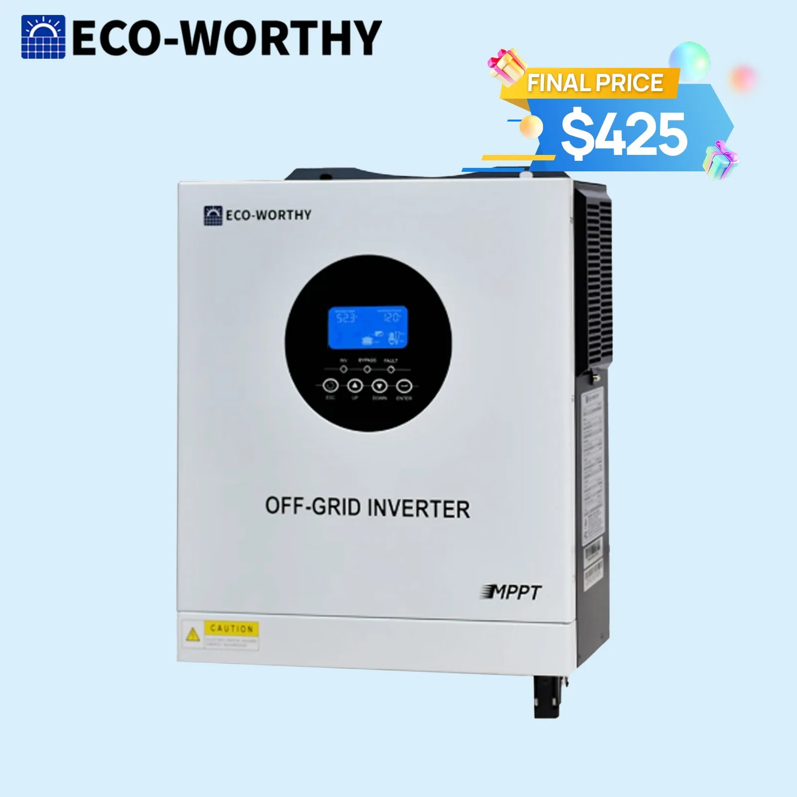 

5KW solar hybrid inverter 48V DC-120V/220V AC phase separation off grid