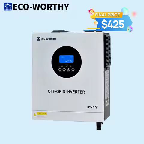 5KW solar hybrid inverter 48V DC-120V/220V AC phase separation off grid