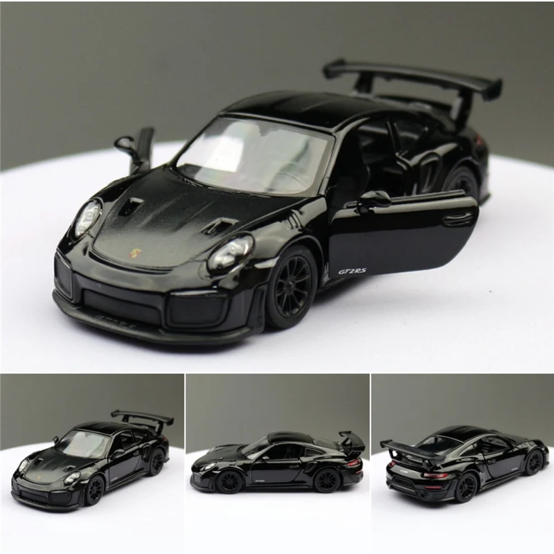 1:36 911 GT2 RS Alloy Sports Car Model Diecasts Metal Racing Car Vehicles Model Simulation Miniature Scale Collection Kids Gifts