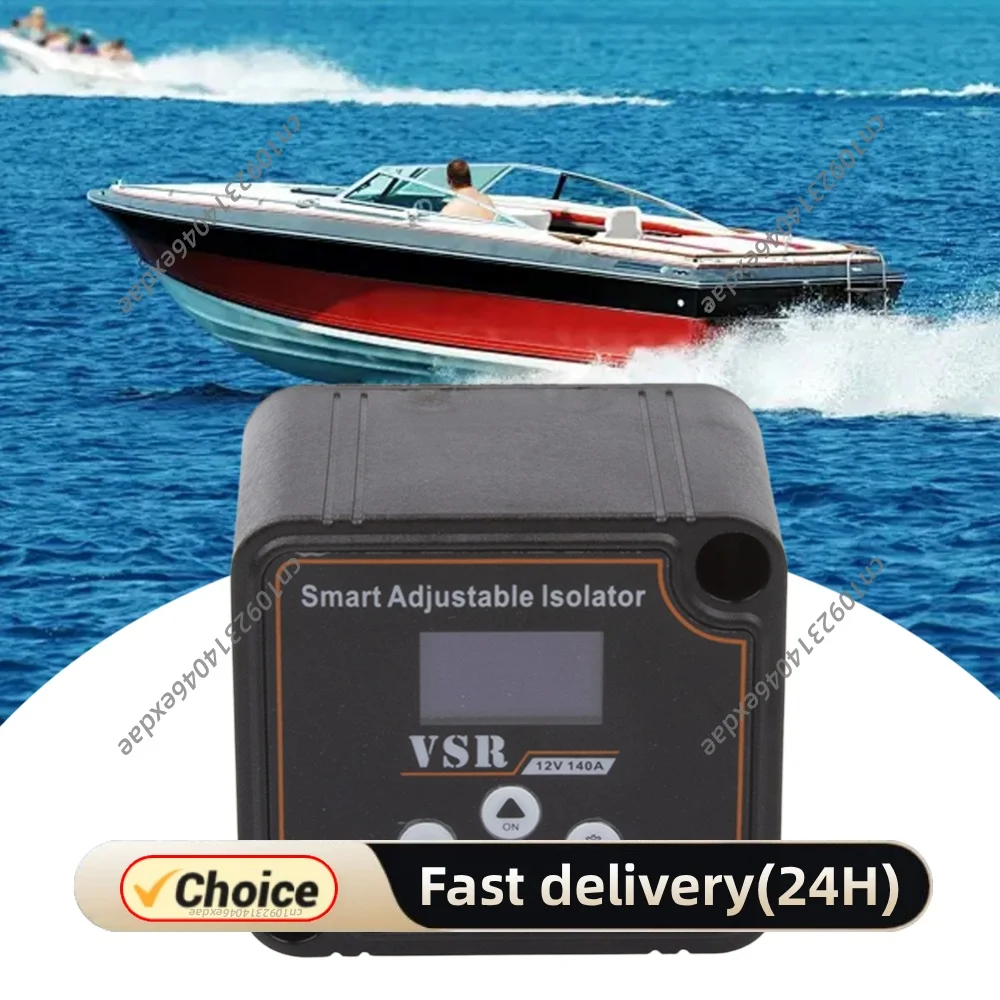 12V 140A VSR Car Relay Split Charge Smart Dual Battery Smart Isolator Voltage Setting VSR for Off-Road Camper Yacht ATV UTV Boat
