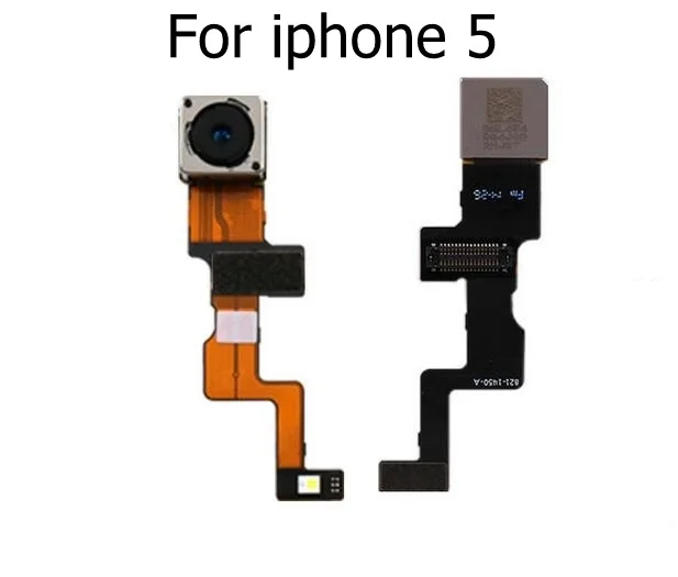 Genuine main back camera for iphone 4 4s 5 5s 5c rear camera with flex cable facing model 100% tested cell phone parts