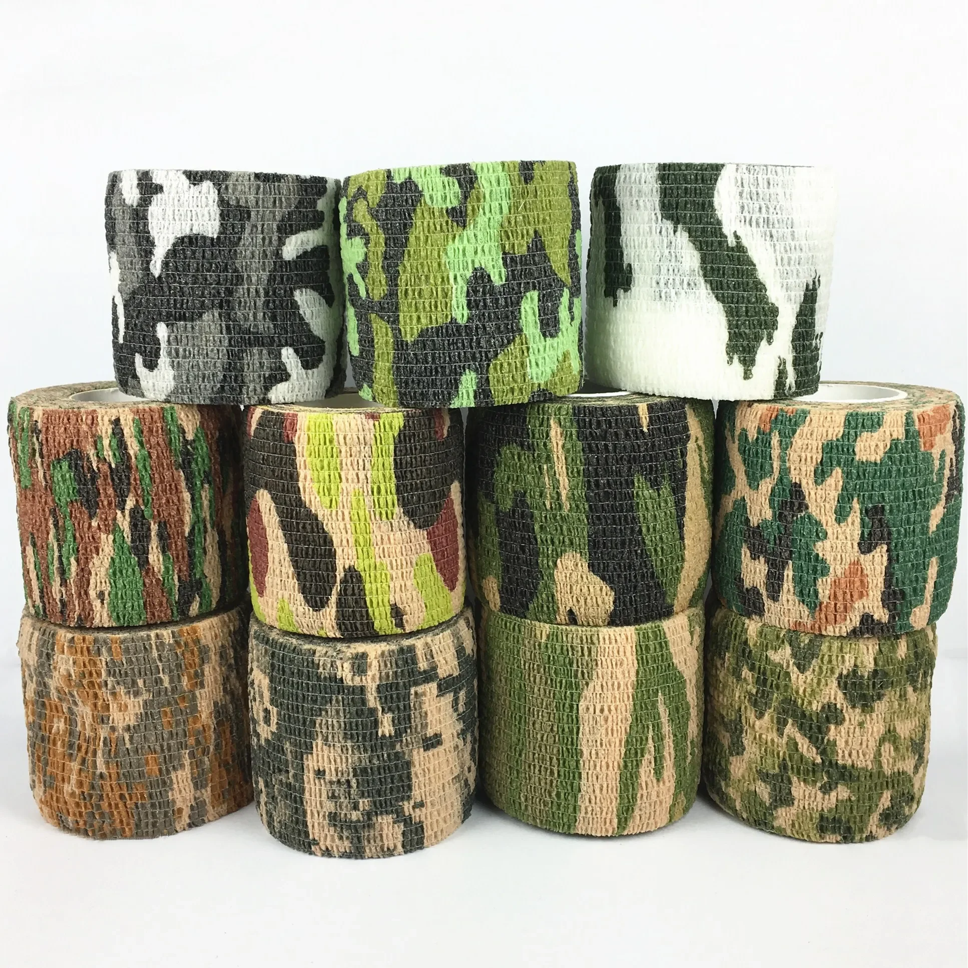 Ordu Camo kör Wrap avcılık çekim için açık kamuflaj Stealth bant su geçirmez Wrap dayanıklı avcılık aksesuarları 5cm x 4.5m