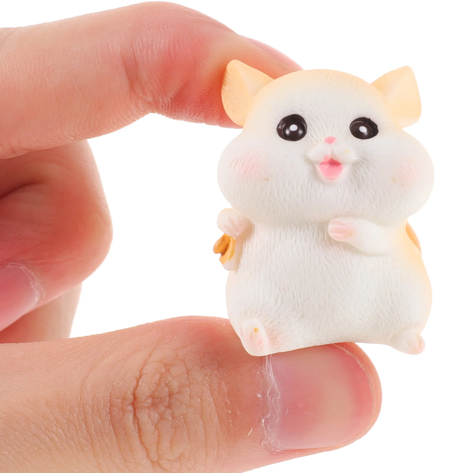 

1 set 1 Set Hamster Ornament Mini Resin Hamster Sculpture Statue Desktop Decor Cute Animal For Kids Cute Figures Office Home