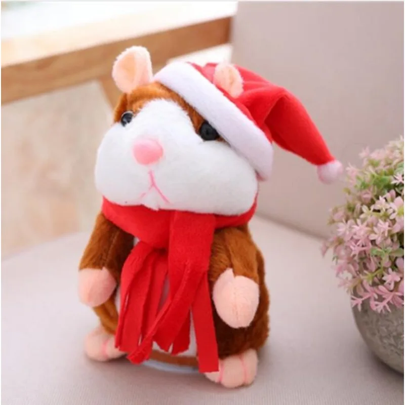 

Talking Hamster Recording Voles Imitate Speak Sound Repeat Children Partner Plush Toy Stuffed & Plush Animals Gift Dropshipping