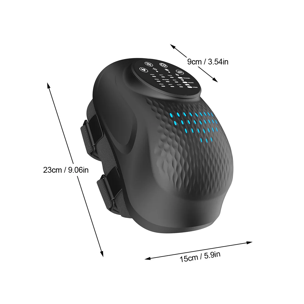 Multifunctional Smart Cordless Knee Massager Vibration Heat Air Pressure Knee Joint Knee Device Gifts for Grandma Grandpa