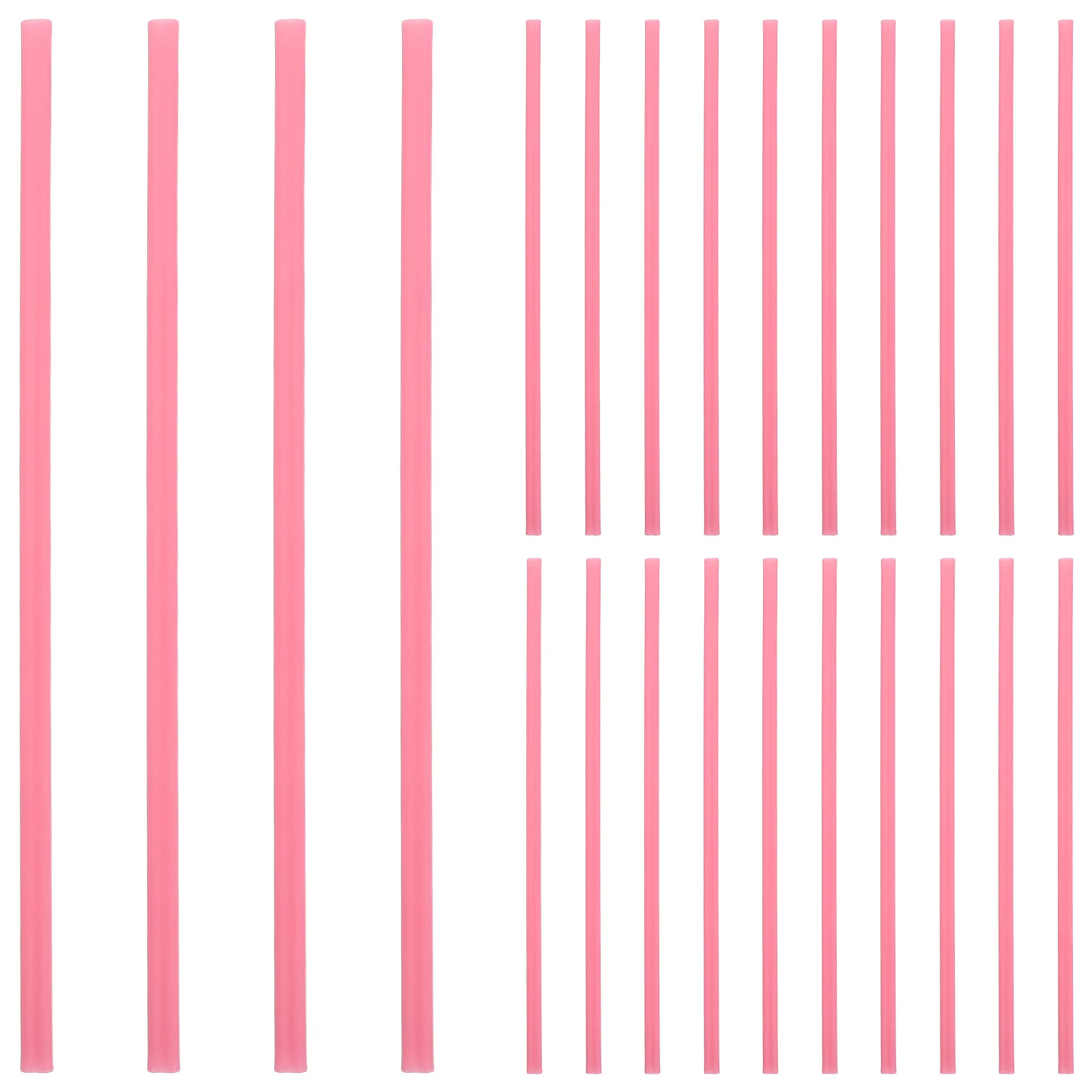 

50Pcs Heart Straws Pink Reusable Creative Drinking Straws for Wedding Birthday Valentine Party Bridal Shower Supplies