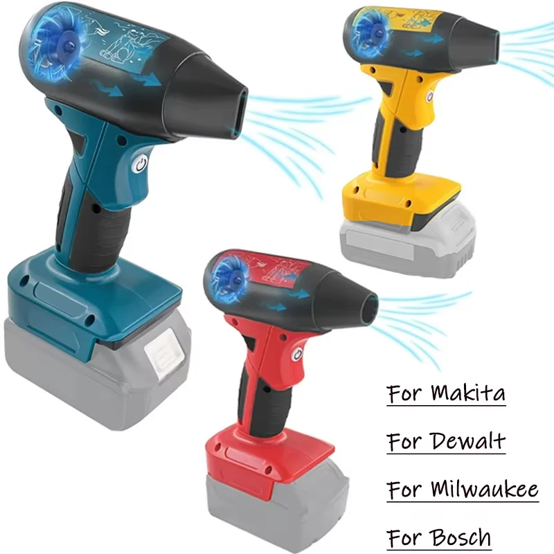 ミニジェットブロワーポータブルサイレントターボファンmukitaデウォルトミルウォーキーエンボス加工18vリチウムイオンバッテリー4スピード