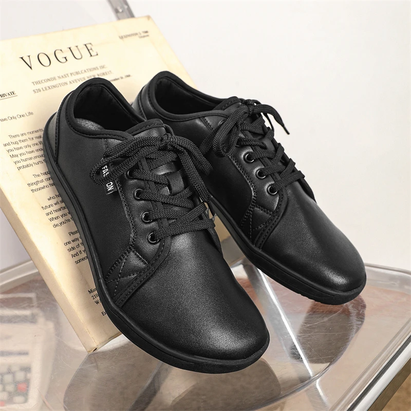

Large Size 48 Wide Toe Walking Shoes Men Women Fashion Black Barefoot Shoes Unisex Outdoor Sneakers Non-slip Men's Sport Shoes