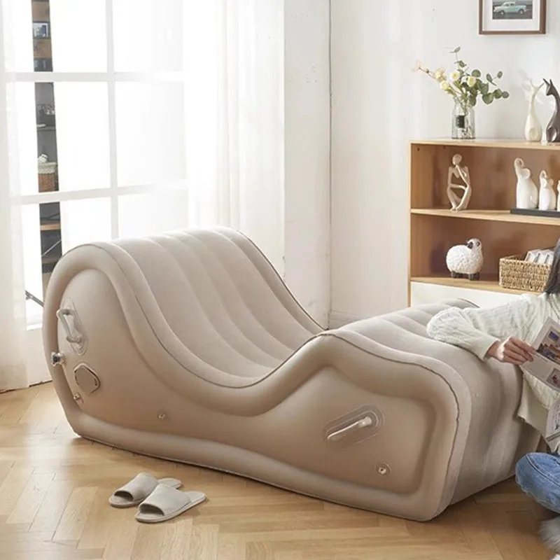 Large Size Comfortable Inflatable Sofa White Lounge Modern Individual Designer Inflatable Sofa Luxury Divano Patio Furniture