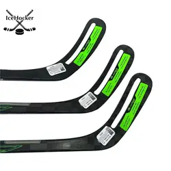 [3-PACK]Hole Blade Ice Hockey Sticks Sling 2 Super Light 370g P92 P28 Blank Carbon Fiber Hockey Sticks Tape