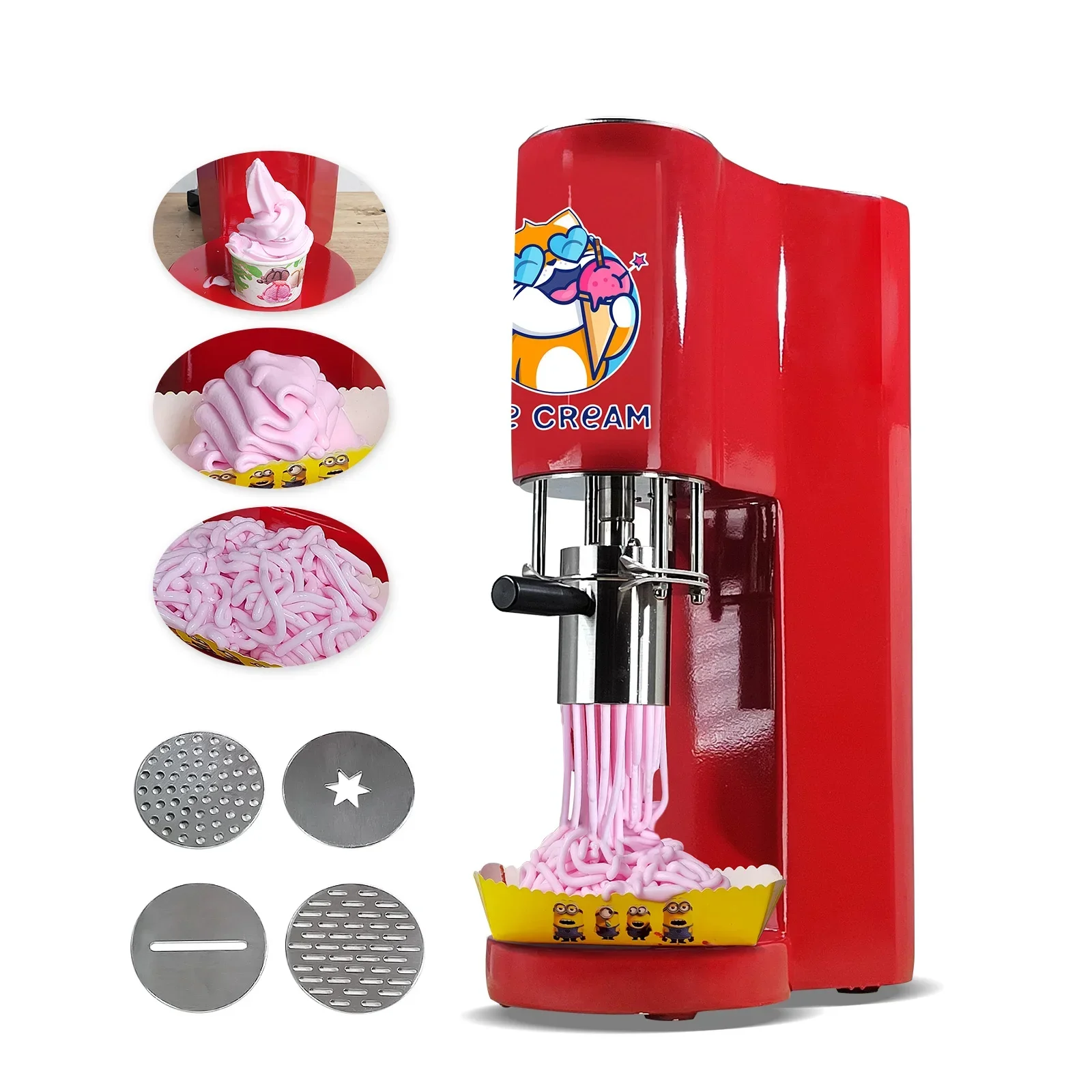 Ice Cream Noodle Shape Making Maker/ice Cream Spaghetti Machine/gel Spaghetti Press Ice Cream Machine