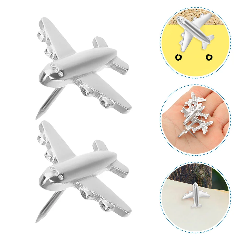 24 Pcs Creative Decorative Push Pins Sturdy Pushpins Cute Metal Tacks Thumbtack Thumbtacks