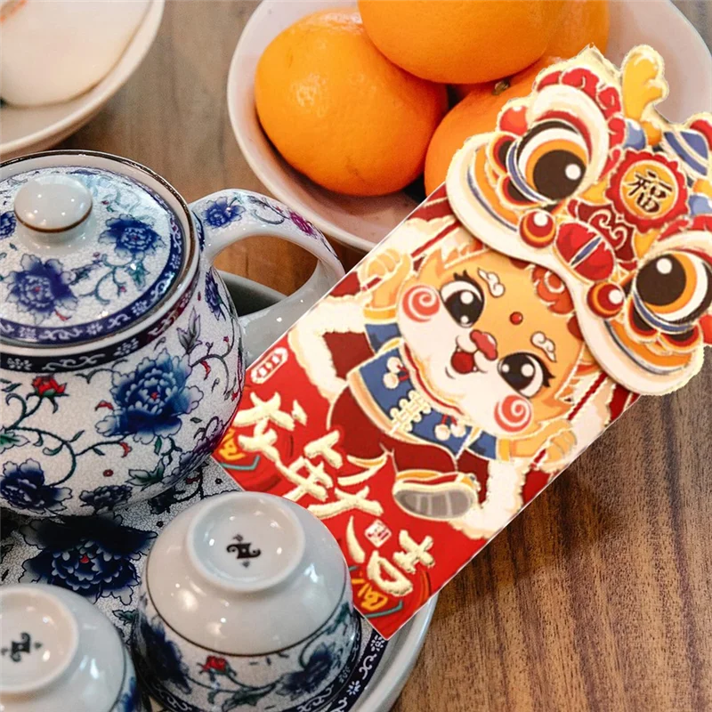 AED6-12Pcs Red Envelopes Chinese Red Envelope Lucky Money Envelope, Chinese New Year Red Envelopes, New Year Red Packet