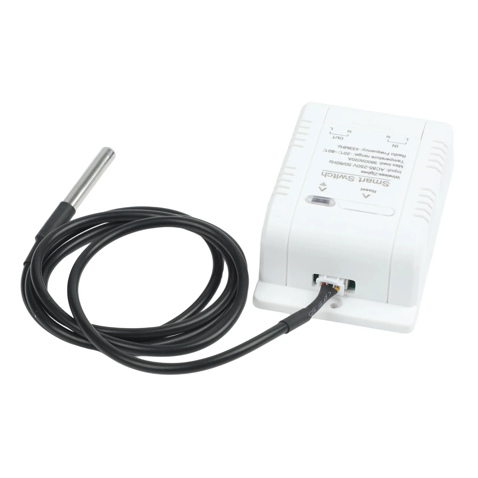 

Temperature and Humidity Sensor Thermostat for Smart Homes with For Zigbee and For Tuya Compatibility and Voice Control