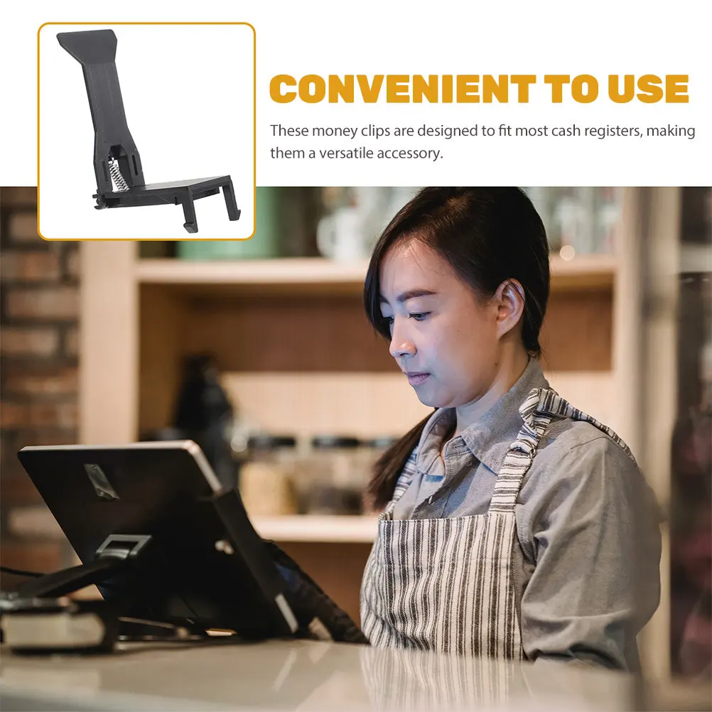 

10 шт. пластиковых зажимов для кассового аппарата, универсальные крепления для денежного ящика, сменные фиксаторы для кассового лотка, сверхпрочные органайзеры