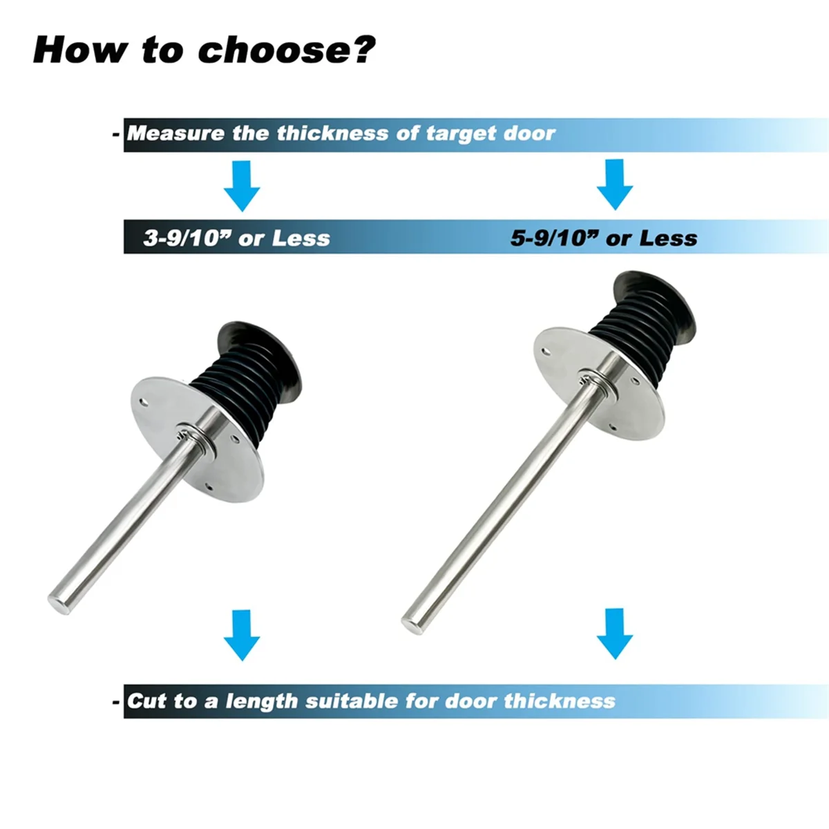 ABXHH Pestillo de liberación interior, pestillo de puerta de enfriador de sándalo, manija de liberación interior, accesorio para puerta Walkin de menos de 5,9 pulgadas de espesor