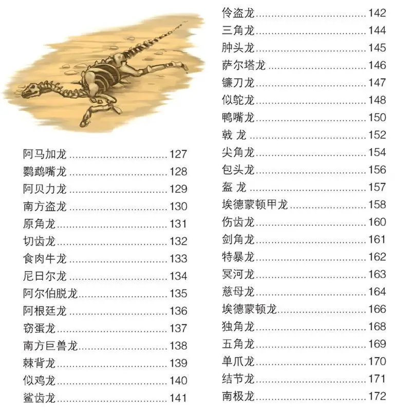 공룡 백과 사전 어린이 과학 지식 백과 사전, 6-12 세 학생용 과외 독서 책, 필독서용