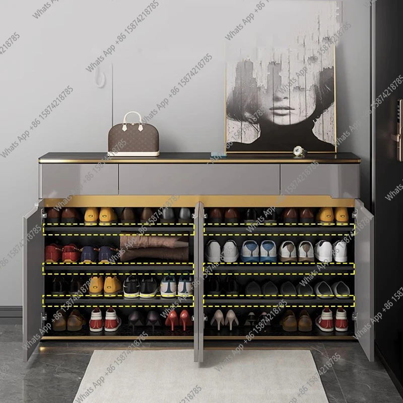 Storage Organizer Shoe Cabinet Mobile College Dorm Essentials Vertical Modern Box Shoe Shelf Display Muebles Hotel Furniture