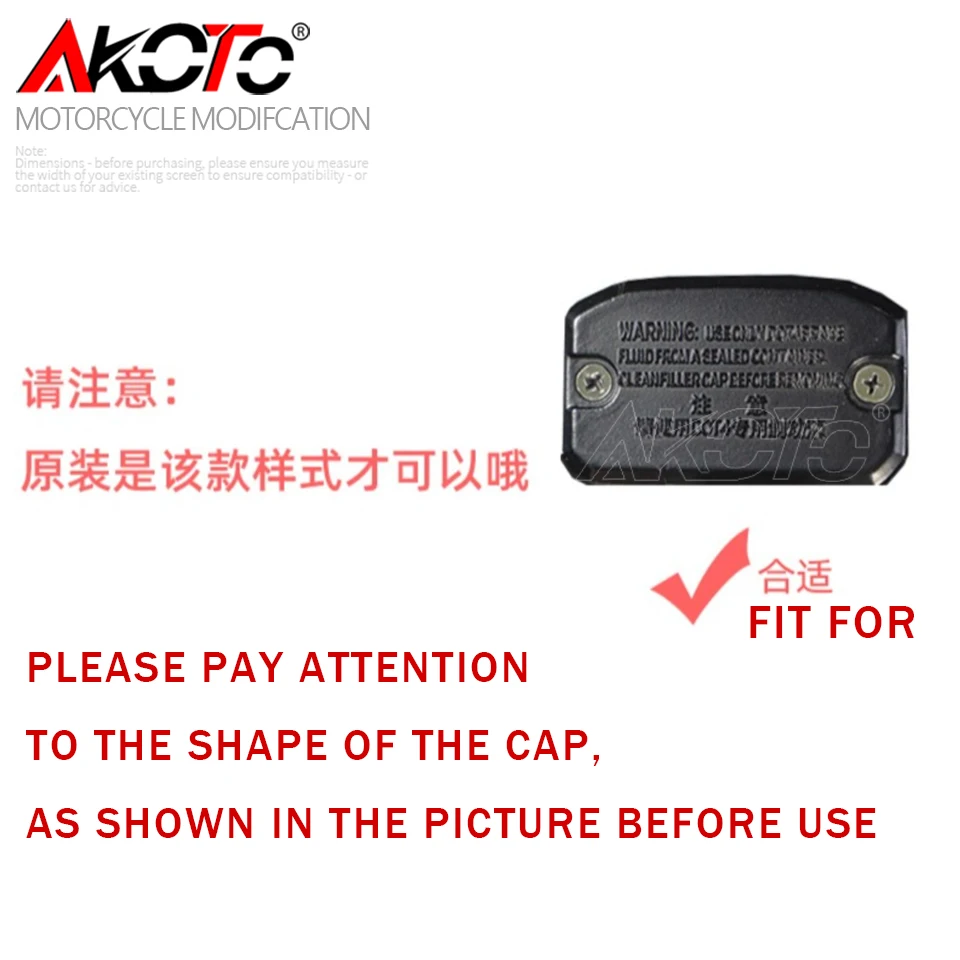For QJMOTOR SRK 150 250 300 350 400 450 RR SRK250 SRK350 SRK400 Accessories Front Brake Fluid Cylinder Reservoir Oil Cap Cover